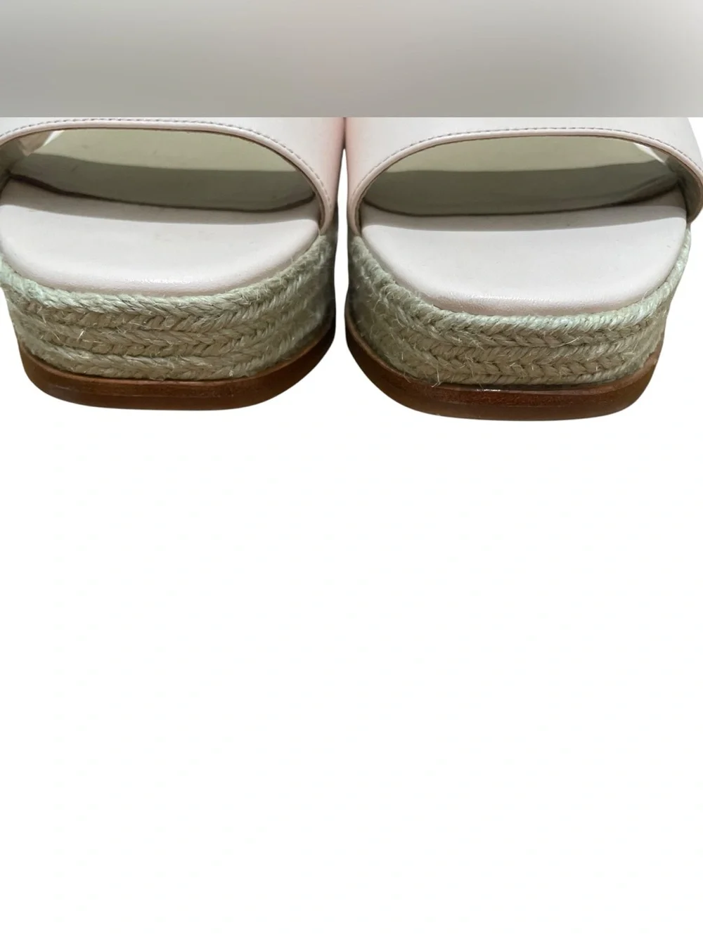 Lauren Ralph Lauren Leona Espadrille Platform Pink Opal Women’s Size 9.5 Leather